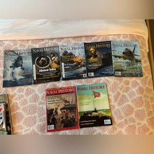NAVAL HISTORY Magazines  7  collectible mags